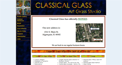Desktop Screenshot of classicalglass.net